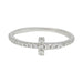 Bague 49 Bague Tiffany&Co. "Wire Tiffany T", or blanc et diamants. 58 Facettes 31185
