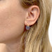 Earrings Pomellato earrings, "Luna", rose gold and chalcedony. 58 Facettes 31681