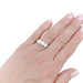 Ring 55 “Trilogy” ring, white gold, diamonds. 58 Facettes 32711