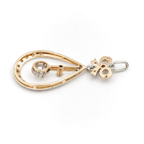 Pendentif Pendentif Art Nouveau Or jaune Diamant 58 Facettes 2024922CN