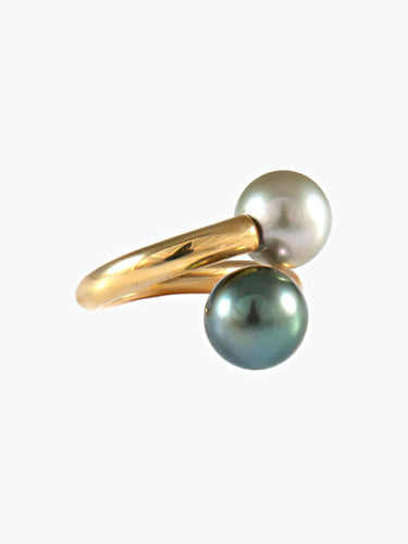 Bague 51 Bague Toi & Moi Perles 58 Facettes