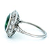 Ring 59 Diamond and tourmaline cluster ring in platinum 58 Facettes 4BB1A996E585470DBECF4E8B52E96091