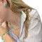 Boucles d'oreilles Boucles d'oreilles en or jaune, turquoises. 58 Facettes 31468