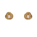 Yellow gold stud earrings with cultured pearls 58 Facettes 19-071B