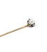 Yellow Brooch / 750 Gold Tie Pin Pearl 58 Facettes 210196R