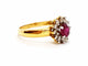 Bague 56 Bague Or jaune Rubis 58 Facettes 06332CD