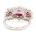 Ring 54 Band Ring White Gold Ruby 58 Facettes 2231640CN