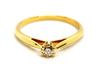 Bague 54 Bague Solitaire Or jaune Diamant 58 Facettes 1292148CN