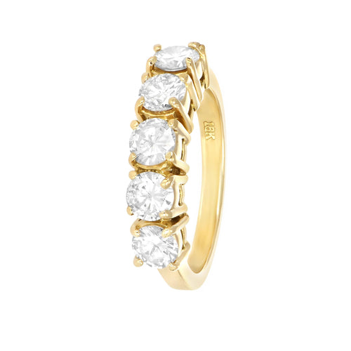 Bague 51 Bague Or Jaune et Diamants 58 Facettes 60300017