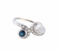 Ring “TOI & ME” DIAMOND & SAPPHIRE RING 58 Facettes BO/220094