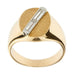 Ring 60 Men’s signet ring with diamonds 58 Facettes 29167