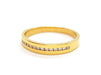 Ring 56 Alliance Ring Yellow Gold Diamond 58 Facettes 06349CD
