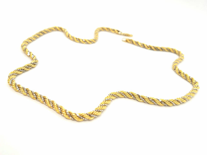 Collier Collier Maille corde Or jaune 58 Facettes 812910CD