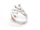 Bague 56 Bague Or blanc Diamant 58 Facettes 06357CD