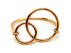 Ginette NY ring Tiny circle ring Pink gold 58 Facettes