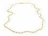 Necklace Figaro mesh necklace Yellow gold 58 Facettes 1641390CN