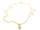 Collier Collier Chaîne + pendentif Or jaune Diamant 58 Facettes 06592CD