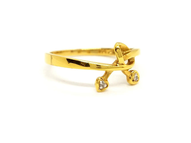 Bague 56 Bague Or jaune Diamant 58 Facettes 863489CD