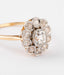 Bague Bague marguerite ancienne en or et diamant 58 Facettes