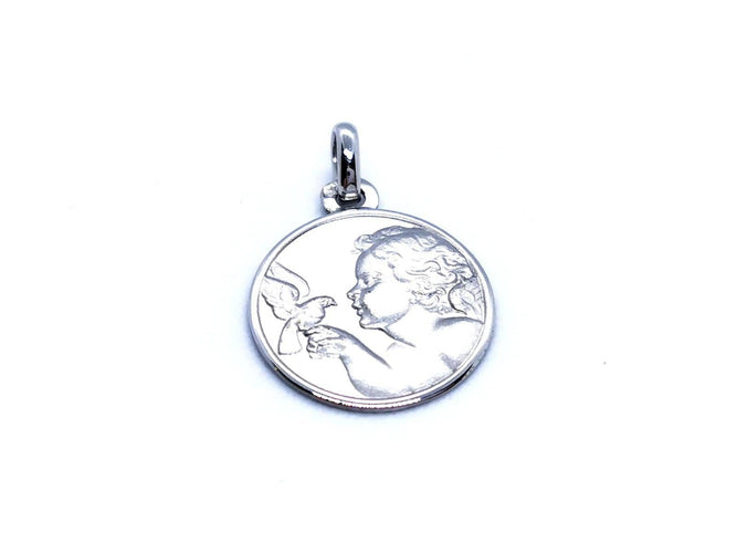 Pendentif Pendentif Médaille Or blanc 58 Facettes 947740CD