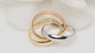 Bague 51 CARTIER - Alliance Trinity 3 Ors 58 Facettes 32513