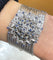 Bracelet Bracelet vintage en or blanc, saphirs 58 Facettes