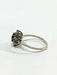 Ring 57 White gold garnet and diamond ring 58 Facettes 3086/1