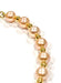 Bracelet Bracelet cultured pearls and yellow gold balls 58 Facettes