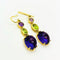 Boucles d'oreilles Boucles d'Oreilles Améthyste et Péridot 58 Facettes 20400000596