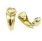 Boucles d'oreilles Piaget - Paire de boucles d’oreilles or jaune 58 Facettes