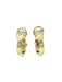 CARTIER earrings. Trinity earrings in yellow gold, sapphires, rubies and diamonds 58 Facettes