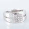 Bague 52 Bague Double or blanc Diamants 58 Facettes 8392