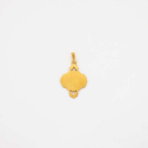 Pendentif Médaille angelot, époque Art Nouveau 58 Facettes