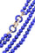 Collier COLLIER 2 RANGS LAPIS LAZULI ET DIAMANTS 58 Facettes 068391