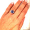Bague Bague Saphir 6 carats Diamants 58 Facettes