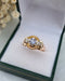Ring 55 Ring 1940 circular sapphire 58 Facettes 362