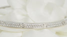 Bracelet 17 Bracelet Cartier Love en or blanc et diamants 58 Facettes 32264