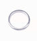 Bague 54 Demie alliance Or blanc 17 Diamants 58 Facettes ALL.MINI.576.1