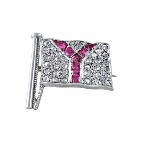 Broche Broche Drapeau 58 Facettes