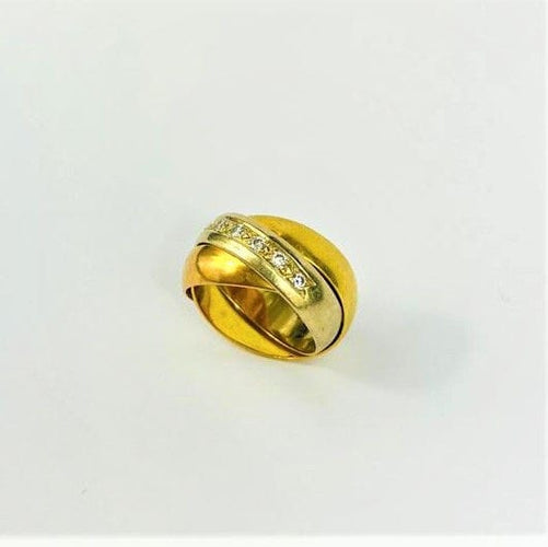 Bague 53.5 Bague 3 Ors & diamants 58 Facettes 20400000541