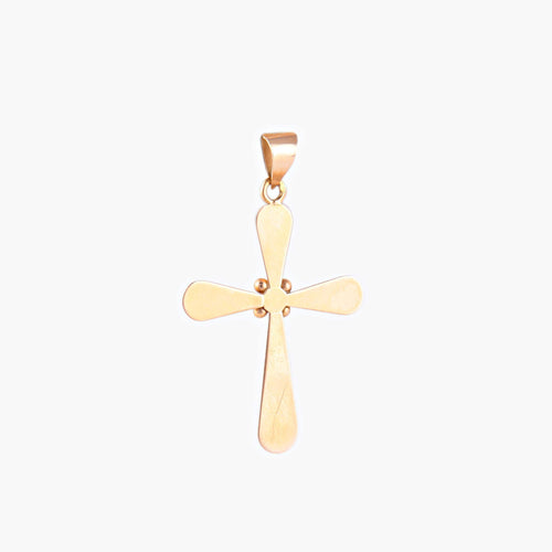 Pendentif Croix Or jaune 58 Facettes