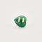 Boucles d'oreilles BULGARI - Boucles d’oreilles Coeur pierres vertes 58 Facettes