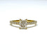 Ring Solitaire ring yellow gold diamond 0,70 ct 58 Facettes