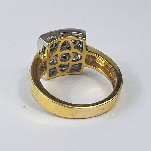 Bague 57.5 Bague 2 Ors Diamant 58 Facettes 20400000701