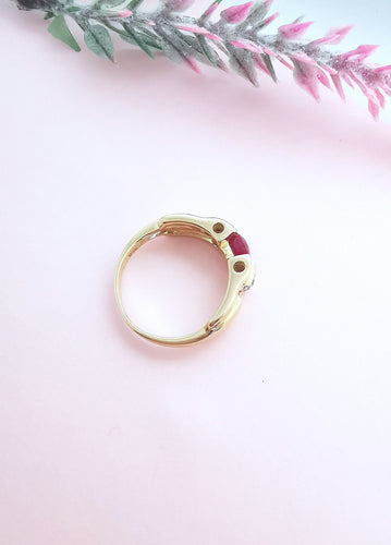 Bague Bague Rubis Diamants 58 Facettes AA 1618