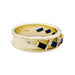 Ring 53 Vintage Hermès ring in yellow gold, sapphires. 58 Facettes 33213