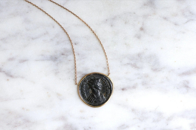 Collier Collier pièce romaine Marcus Aurelianus Probus 58 Facettes