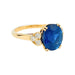 Ring 53 Mauboussin ring, centered with an oval sapphire framed with diamonds. 58 Facettes 31233