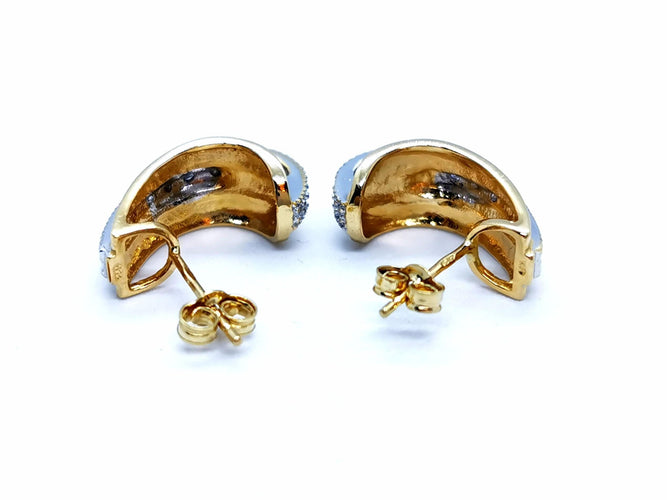 Boucles d'oreilles Boucles d'oreilles Or jaune Diamant 58 Facettes 997147CN