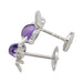 Earrings Chaumet earrings, “Catch me...if you love me”, white gold, amethysts. 58 Facettes 31527